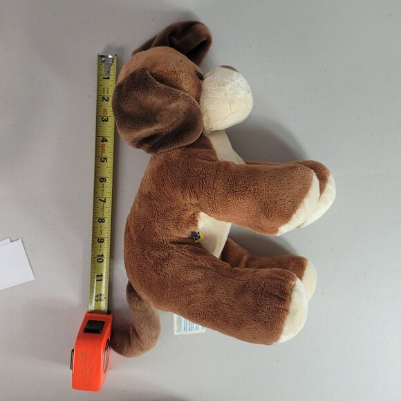 Build a Bear Puppy Dog Plush Brown 12" Sits Smiling Floppy Ears Retired 2010 - Picture 11 of 11